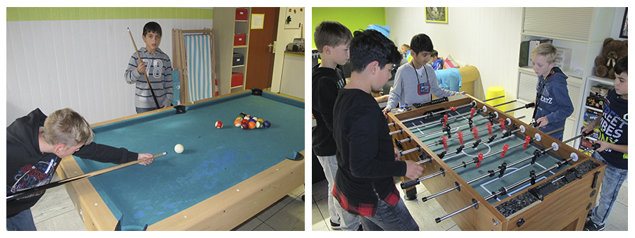 Spielen in der Mittagspause
