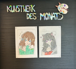 Kunstwerk des Monats Juni: Glückwunsch an A. aus der 6c!